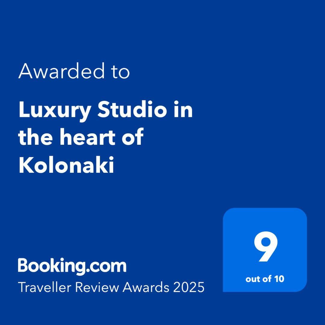 Luxury Studio In The Heart Of Kolonaki Athén Kültér fotó